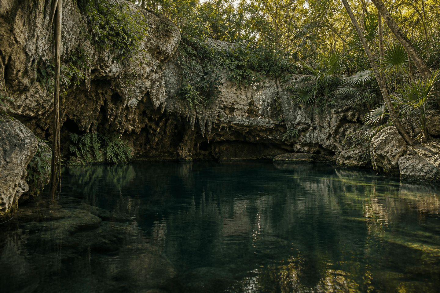 Cenote in the Yucatán Peninsula
